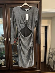 Steve Madden Dress Black/Silver Size L - Picture 1 of 5