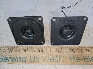 25KK19 PAIR OF SPEAKERS FROM ANCHOR AN-1000X, 2.5 OZ EACH, SOUND GREAT, 2" SQ - Picture 1 of 6