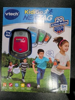 Nuevo VTech KidiGo NexTag 20 Juegos Etiqueta Electrónica 4 Piezas Sin Internet NUEVO Foto 1 de 2