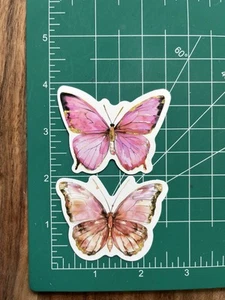 Stickers rose assez mignon 🦋 Papillon de papillons - Livraison gratuite - Lotus - Photo 1/6