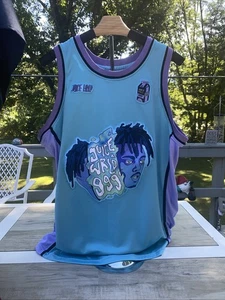 Juice Wrld 999 Herren Blau Basketball Trikot Größe L Lucid Dreams Beschreibung lesen - Bild 1 von 12