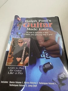 Ralph Paul's Guitar Made Easy 3-DVD Guitar Instruction Training  - Picture 1 of 8