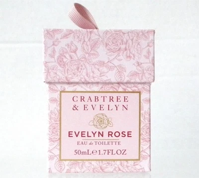 CRABTREE & " EVELYN ROSE" EDT EAU DE TOILETTE 1,7 OZ SPRAY -BR NOVA CAIXA LACRADA! - Imagem 1 de 3