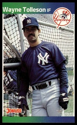 1989 Donruss #659 Wayne Tolleson - Image 1 of 2