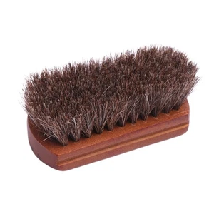 Horse Hair Brush Boot Polish Shoe Brushes Portable Shoes Cleaning - Picture 1 of 11