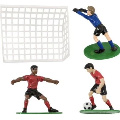 DecoPac Fútbol Kick Off Cake Topper 3” Foto 1 de 3
