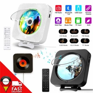 Tragbar CD Player Bluetooth HiFi Lautsprecher Fernbedienung FM-Radio AUX/USB DHL - Bild 1 von 18