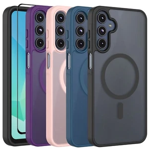 For Samsung Galaxy A16 A15 5G Case Shockproof Mag Safe Phone Cover+ Glass Screen - Picture 1 of 46