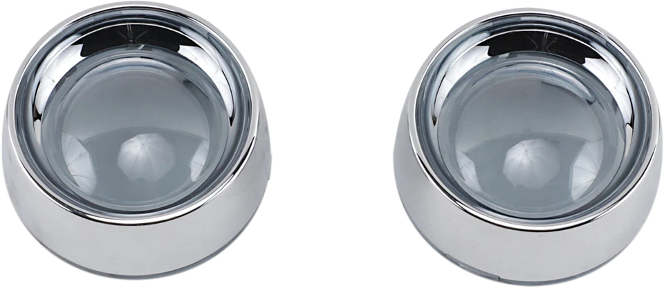 Biseles de plato profundo Kuryakyn con lentes para señales de giro de bala humo 2107 Foto 1 de 1