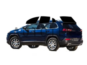 PreCut All Sides + Rear Window Film Any Tint Shade For Jeep Cherokee 2014-2018 - Picture 1 of 11