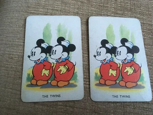 1938 SHUFFLED SYMPHONIES THE TWINS CARDS BY CASTELL BLUE BACKS IN VGC - Picture 1 of 2