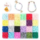 Flat Chip Bead Boho Bracelet Accessorie Kit Girls Jewelry Tools  Children's Toy