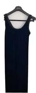 DONNA KARAN FABOULOS BLACK VELVET SLIPUN DRESS, LINING , SEXY STYLE $785.00 - Picture 1 of 9