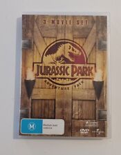 Jurassic Park 1, 2, 3 Adventure Park DVD Region 2, 4, 5 VGC Free Postage