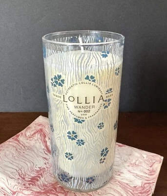 Nuevo con etiquetas Vela Lollia Nº 002 Vela Vagabunda Jardines Medianoche Flor Silvestre Lirio de Agua Foto 1 de 4