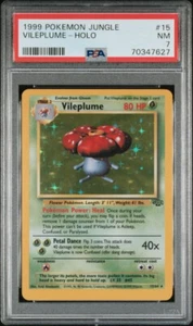 1999 Vileplume Rare #31 Jungle Set Pokemon Card NM PSA 7 Holo - Picture 1 of 2