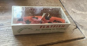 Vintage Helin Tackle Co Flatfish F5-LO w/ Box Insert Fishing Lure - Picture 1 of 6