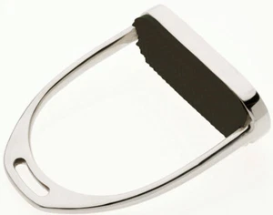 Lorina Fillis Stirrup Irons Stainless Steel Stirrups With Black Rubber Treads - Picture 1 of 1