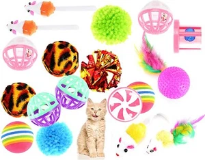 Katzenspielzeug Set - 20 Teile - Spielzeug für div. Katzen Spaß mit dem Haustier - Bild 1 von 5