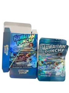 50x 3.5g Mylar Bags + 50 Boxes – Hawaiian Punch Berry Blue Typhoon, Resealable - Picture 1 of 1