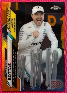 Topps Chrome Formula 1 2020, Bottas #136 (70th Anniversary) Orange F1 Card - Imagen 1 de 2