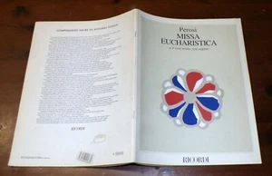 Spartito Perosi MISSA EUCHARISTICA 4 voci miste organo - Ricordi 1992 Messa - Foto 1 di 2