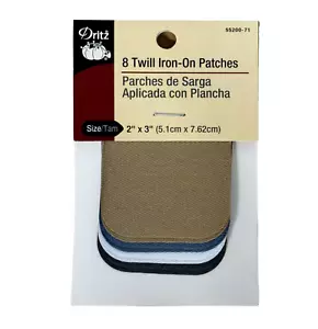 Toppe da Stiro in Twill - Misura 2"x3" - 8 pezzi - Paralumi più accesi - Foto 1 di 1