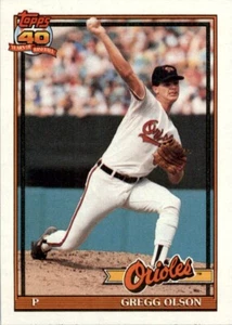 1991 Topps MLB Gregg Olson #10 - Picture 1 of 2