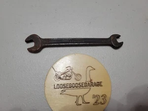 Vintage Triumph 5/32" W and 1/8" W Open End Wrench Made in England Whitworth - Picture 1 of 8