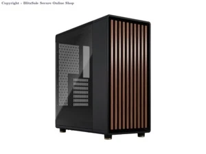 Fractal Design North ATX Mid Tower PC-Gehäuse - Anthrazit Schwarz mit Walnuss Front... - Bild 1 von 9