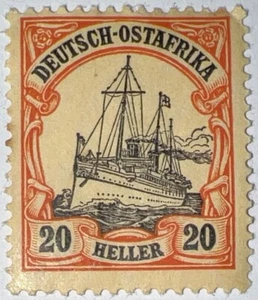Travelstamps:GERMANY East Africa Stamps MOGH 30 Pfennig Wmk - Picture 1 of 7