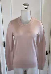 Quitte Bio Baumwolle Kaschmirmischung Gr. XS Rundhals Pullover Rosa Blush - Bild 1 von 10