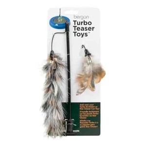 Bergan Turbo Cat Teaser Toy Marrón 5"" x 6"" x 12"" - BER-88462 - Imagen 1 de 1