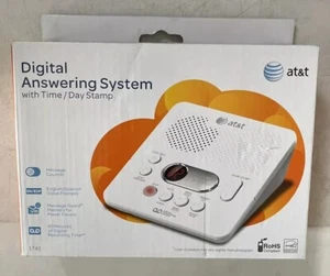 AT&T 1740 Digital Answering Machine System 60 Minutes Recording Time/Date Stamp - Zdjęcie 1 z 4
