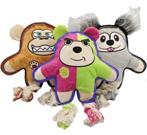 Tough Stuff - Soft Fabric Stuffed Tough & Durable Dog Toy - Picture 1 of 7