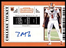 2019 Panini Contenders Draft Picks Collegiate Ticket Trayvon Mullen Jr. RC Auto