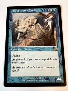MTG Magic The Gathering Prophecy Troublesome Spirit Rare LP - Picture 1 of 2
