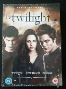 The Twilight Saga - Twilight/New Moon/Eclipse (DVD,2011, 3-Disc set) - Picture 1 of 3