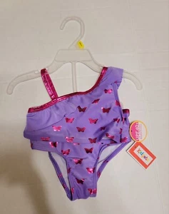 Brandneu Kidzens Kleinkind Schmetterling 2-teiliger Badeanzug Größe 12 Monate - Bild 1 von 5