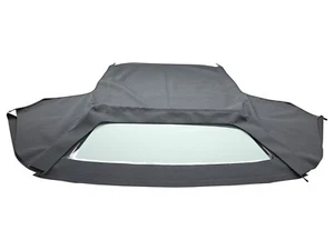 Fits: Nissan 240SX Soft Top & Plastic Window 1992-1994 Haartz Black Vinyl - Bild 1 von 5