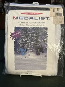 NEW MADE IN USA! Womens MEDALIST 2 Layer Performance Pants/Underwear Small White - Picture 1 of 5
