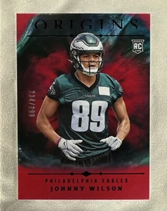 2024 Panini Origins - Rookies Red #135 Johnny Wilson /299  (RC) Eagles SB Champ  - Picture 1 of 3