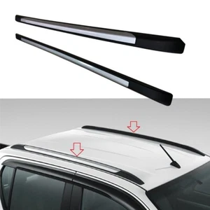 2PCS Roof Rack Rails Fits For Hilux 2016-2023 Cross Bar Cargo Bars With Sticker - Picture 1 of 6