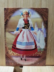 Dolls of The World🏆1997 Tempo #58 GERMAN BARBIE Trading Card 🏆FREE POST
