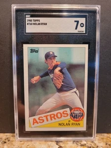 1985 TOPPS #760 NOLAN RYAN SGC 7 - Picture 1 of 3