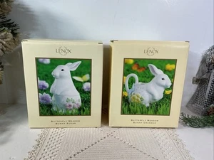 Lenox BUTTERFLY MEADOW Bunny Creamer & Sugar Bowl Set ~ NUEVO EN CAJAS - Imagen 1 de 14