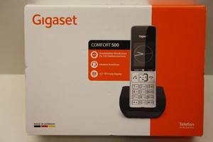 Gigaset COMFORT 500 silver-black DECT Telefon 2,2" TFT-Farbdisplay - Bild 1 von 3