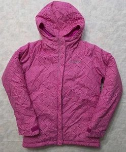 Columbia Mädchen Jacke M (10/12) rosa weiß Reißverschluss SportsWear RN 69724 - Bild 1 von 9
