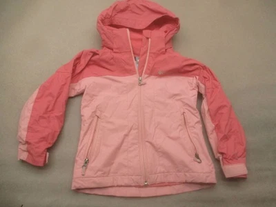 Columbia Size XXS (4/S) Girls Pink Hooded Full Pockets Zip 3-in-1 Jacket 786 - Image 1 of 4