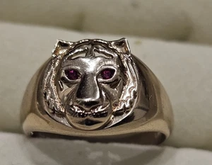 Mens Lion Ring - Picture 1 of 2